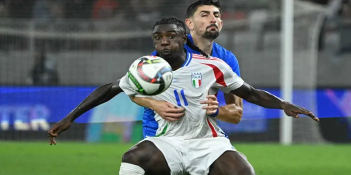 Moise Kean Akhiri Puasa Gol Tiga Tahun Di Timnas Italia